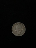 1943 United States Mercury Silver Dime - 90% Silver Coin