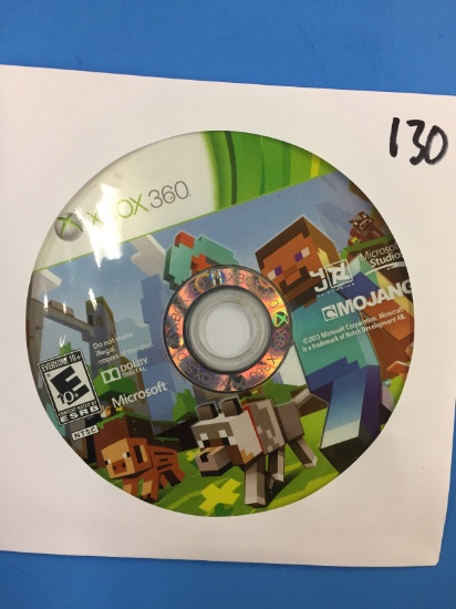 Xbox 360 Minecraft - Disc Only