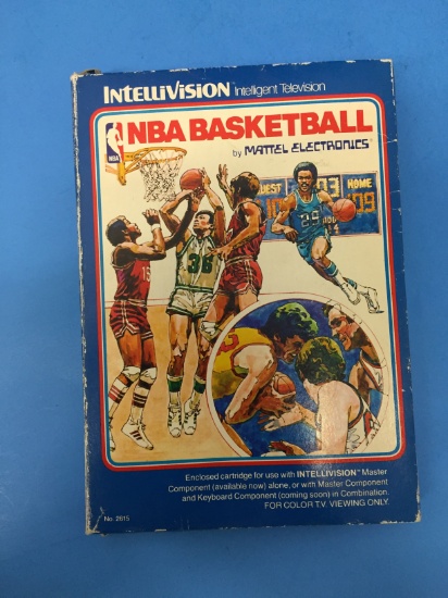Intellivision NBA Basketball Video Game W/ Box