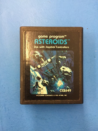 Atari Asteroids Video Game Cartridge