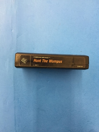 Ti 1980 Hunt the Wumpus Command Module Video Game Cartridge