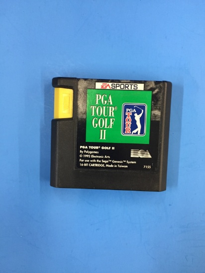 Sega Genesis PGA Tour Golf II Video Game Cartridge