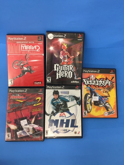 5 Count Lot of Playstation 2 PS2 Video Games