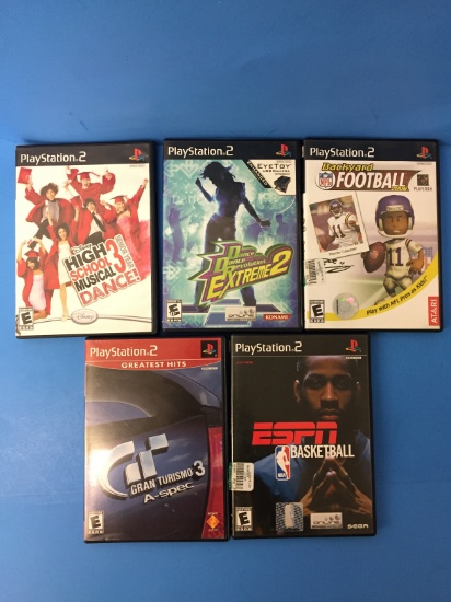 5 Count Lot of Playstation 2 PS2 Video Games