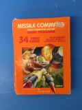 Atari Missile Command Game Cartridge W/ Box & Manual