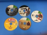 5 Count Lot of Loose Disc Video Games