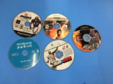 5 Count Lot of Loose Disc Video Games