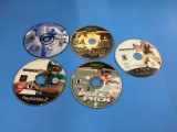 5 Count Lot of Loose Disc Video Games