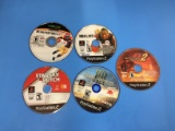 5 Count Lot of Loose Disc Video Games