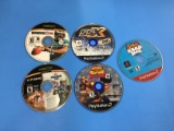 5 Count Lot of Loose Disc Video Games