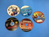 5 Count Lot of Loose Disc Video Games