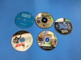 5 Count Lot of Loose Disc Video Games