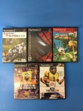 5 Count Lot of Playstation 2 PS2 Video Games