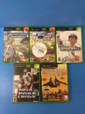 5 Count Lot of Original Xbox Video Games
