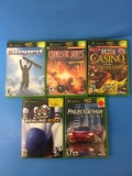 5 Count Lot of Original Xbox Video Games