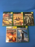 5 Count Lot of Original Xbox Video Games