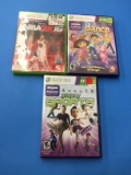 3 Count Lot of Xbox 360 Video Games