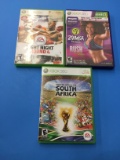 3 Count Lot of Xbox 360 Video Games