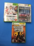 3 Count Lot of Xbox 360 Video Games