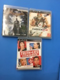 3 Count Lot of Playstation 3 PS3 Video Games