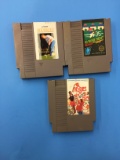 3 Count Lot of Nintendo NES Video Games