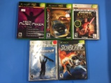 5 Count Lot of Original Xbox Video Games