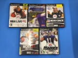 5 Count Lot of Playstation 2 PS2 Video Games