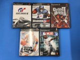 5 Count Lot of Playstation 2 PS2 Video Games