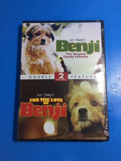 BRAND NEW SEALED Double Feature Benji & For the Love of Benji DVD