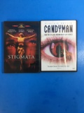 2 Movie Lot: Horror Movies: Stigmata & Candyman DVD
