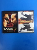 2 Movie Lot: JASON STATHAM: War & The Transporter DVD