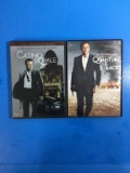 2 Movie Lot: DANIEL CRAIG as 007 James Bond: Quantum of Solace & Casino Royale DVD