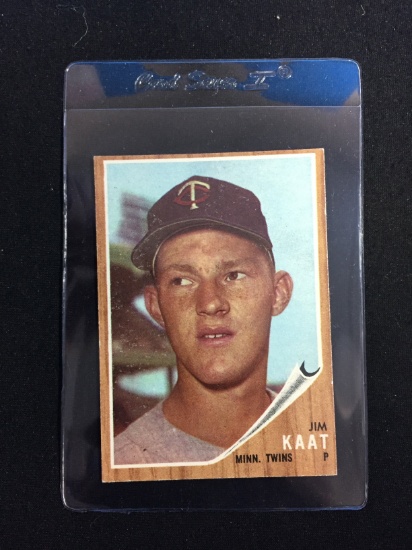 1962 Topps #21 Jim Kaat Twins Baseball Card