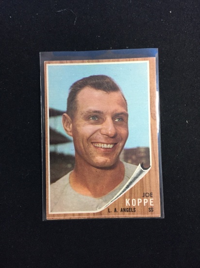 1962 Topps #39 Joe Koppe Angels Baseball Card