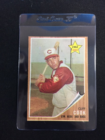 1962 Topps #41 Cliff Cook Reds Baseball Card