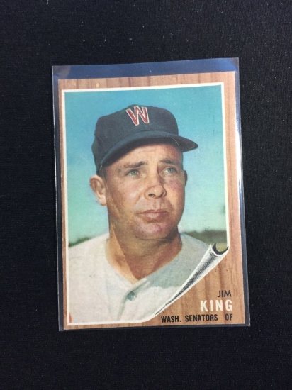 1962 Topps #42 Jim King Senators Baseball Card