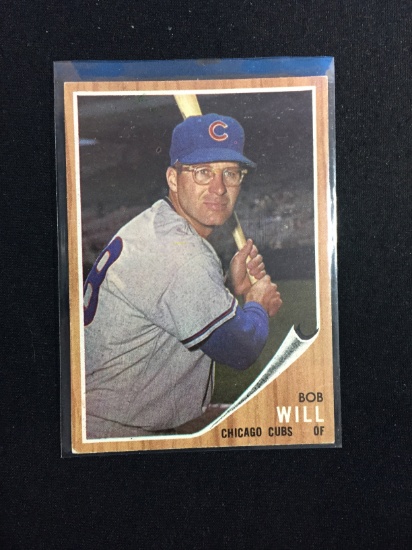 1962 Topps #47 Bob Will Cubs Baseball Card