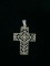 Filigree Sterling Silver Cross Pendant