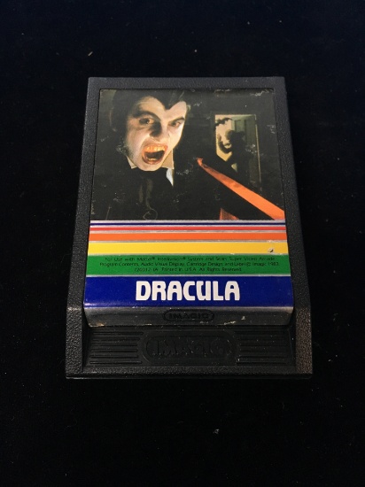 Imagic Intellivision Dracula Vintage Video Game Cartridge