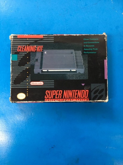 Super Nintendo SNES Cleaning Kit CIB