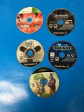 5 Count Lot of Loose Disc Video Games