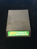 1979 Las Vegas Poker & Blackjack Mattel Cartridge Video Game