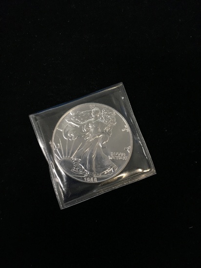 1988 American Silver Eagle 1 Ounce .999 Fine Silver Bullion Coin