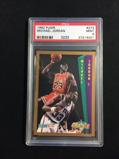 PSA Graded 1992-93 Fleer Slam Dunk Michael Jordan Basketball Card