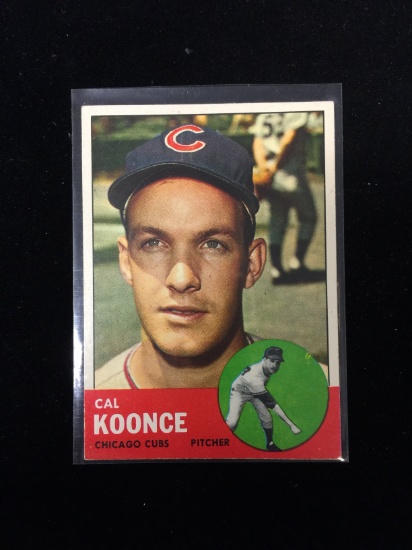 1963 Topps #31 Cal Koonce Cubs Baseball Card