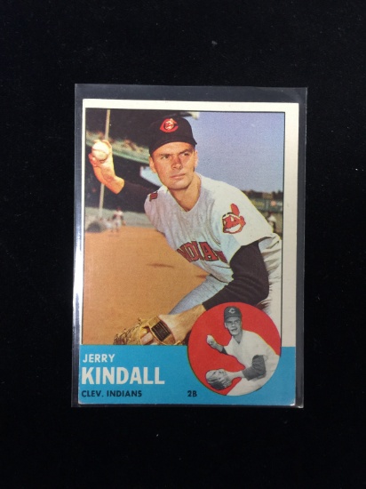 1963 Topps #36 Jerry Kindall Indians Baseball Card