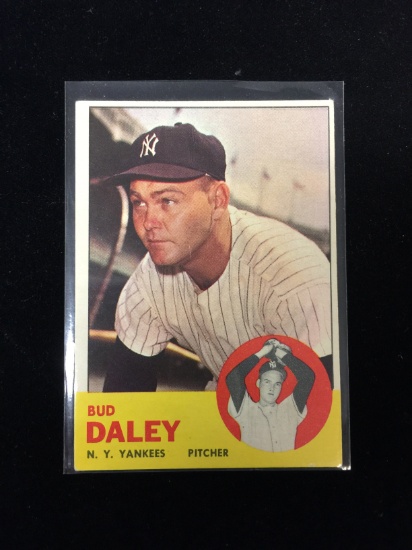 1963 Topps #38 Bud Daley Yankees Baseball Card