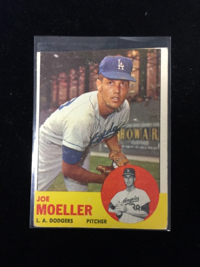 1963 Topps #53 Joe Moeller Dodgers Baseball Card