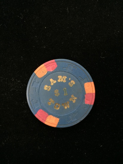 Vintage Sam's Town Casino - $1 Casino Chip
