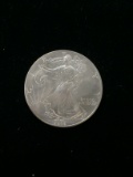1 Troy Ounce .999 Fine Silver 1995 U.S. American Eagle Silver Bullion Round Coin
